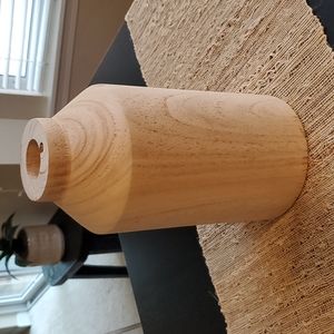 Threshold by Studio McGee 12" Wood Vase